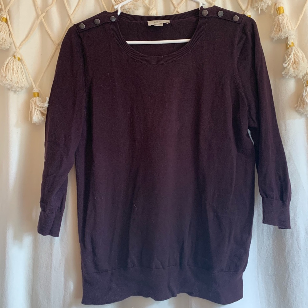 Loft plum top